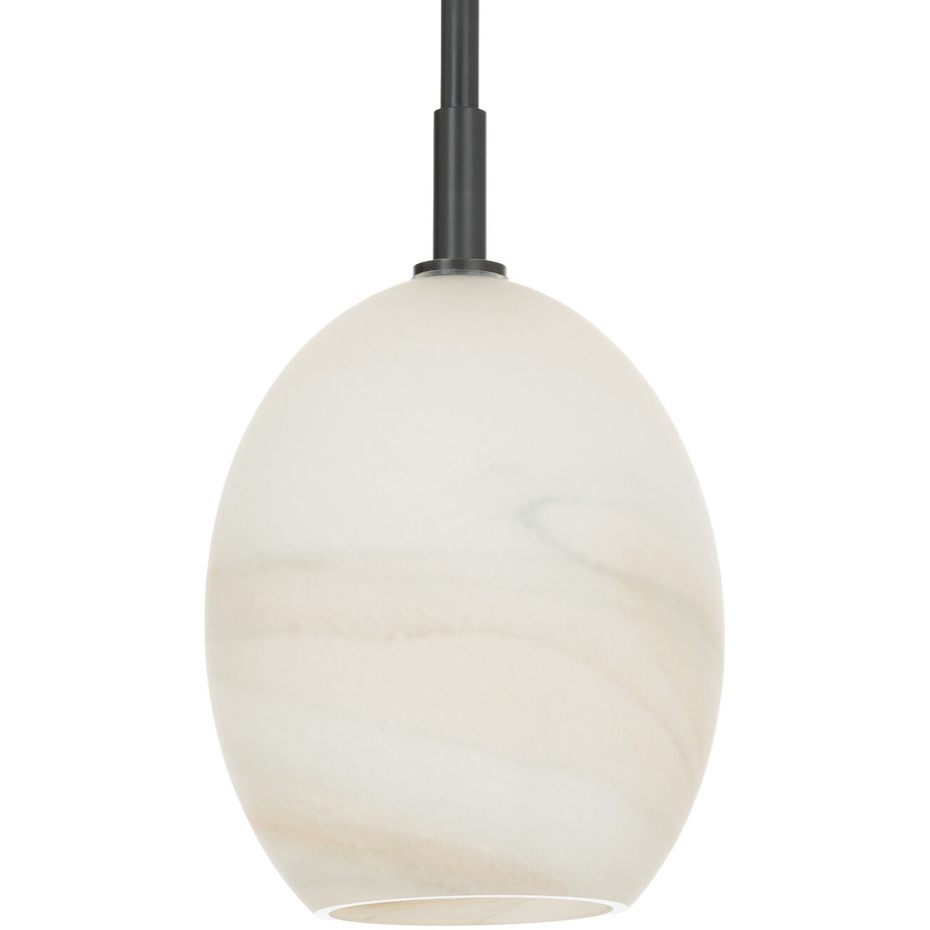Artemis 1 Light 8 inch Oil Rubbed Bronze Pendant Ceiling Light in Alabaster Glass